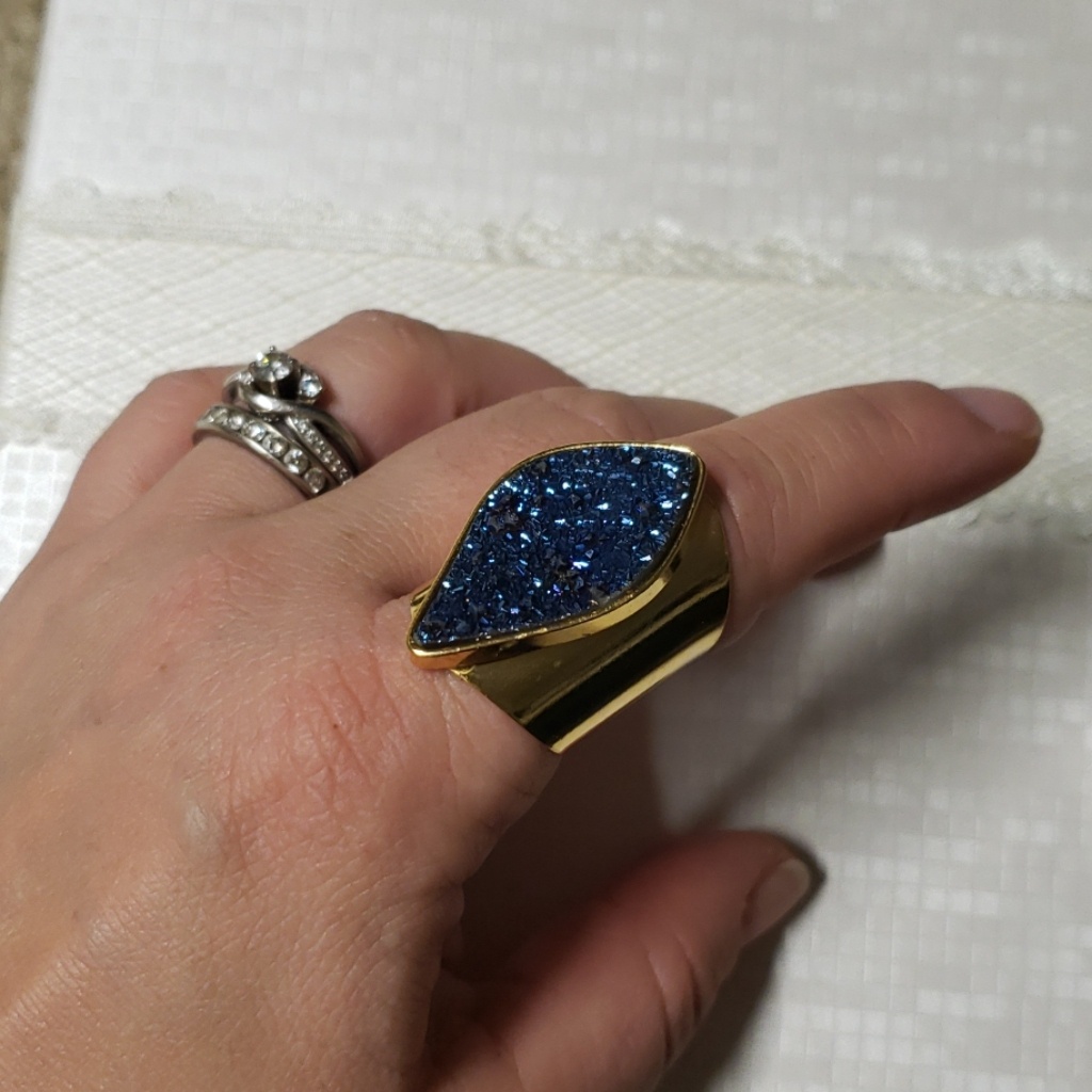 Statement Druzy Ring